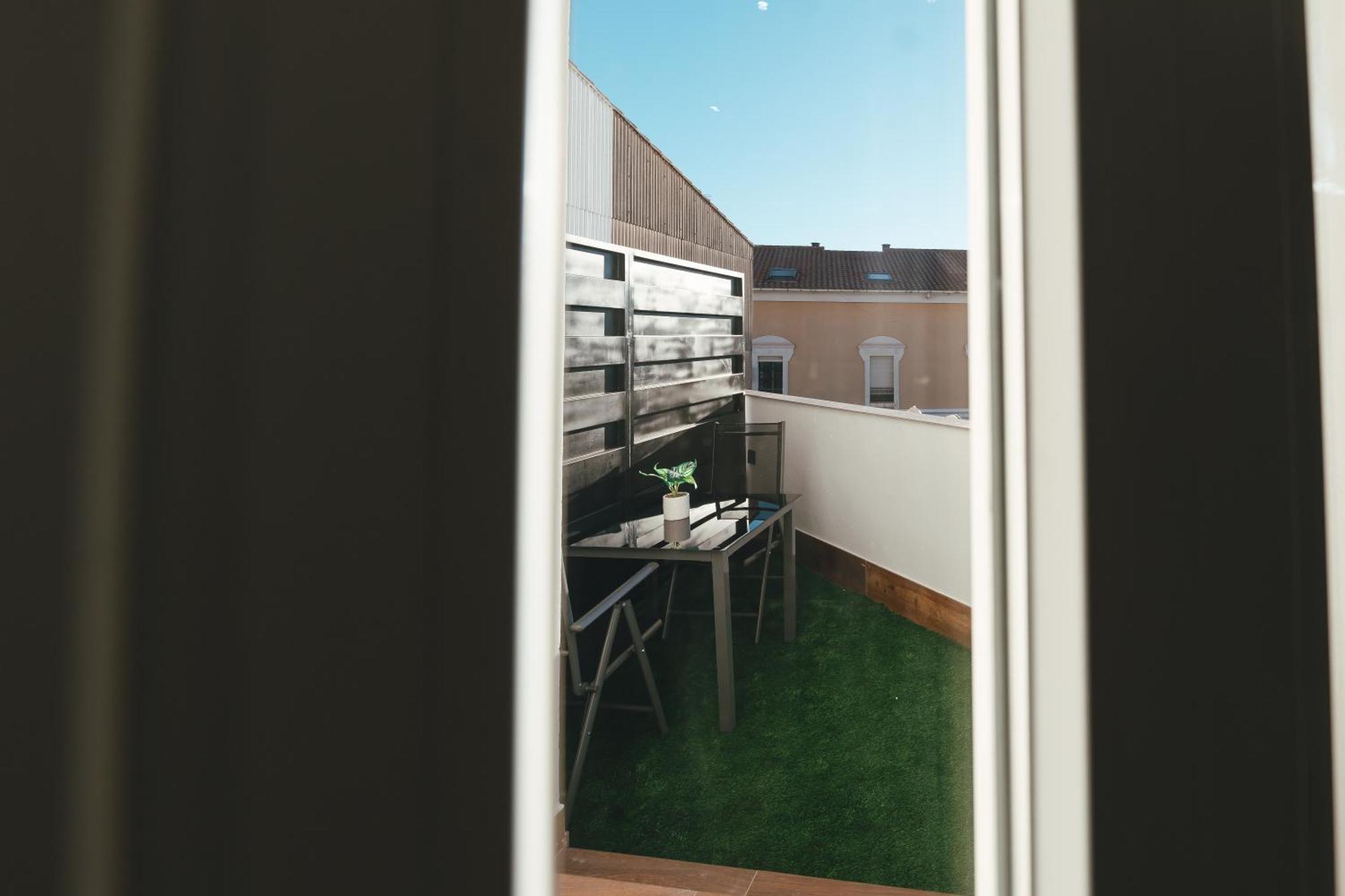 Macarena Suites Caces Exteriör bild