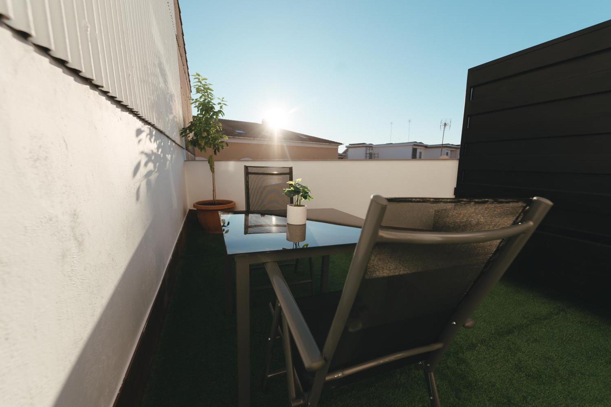Macarena Suites Caces Exteriör bild